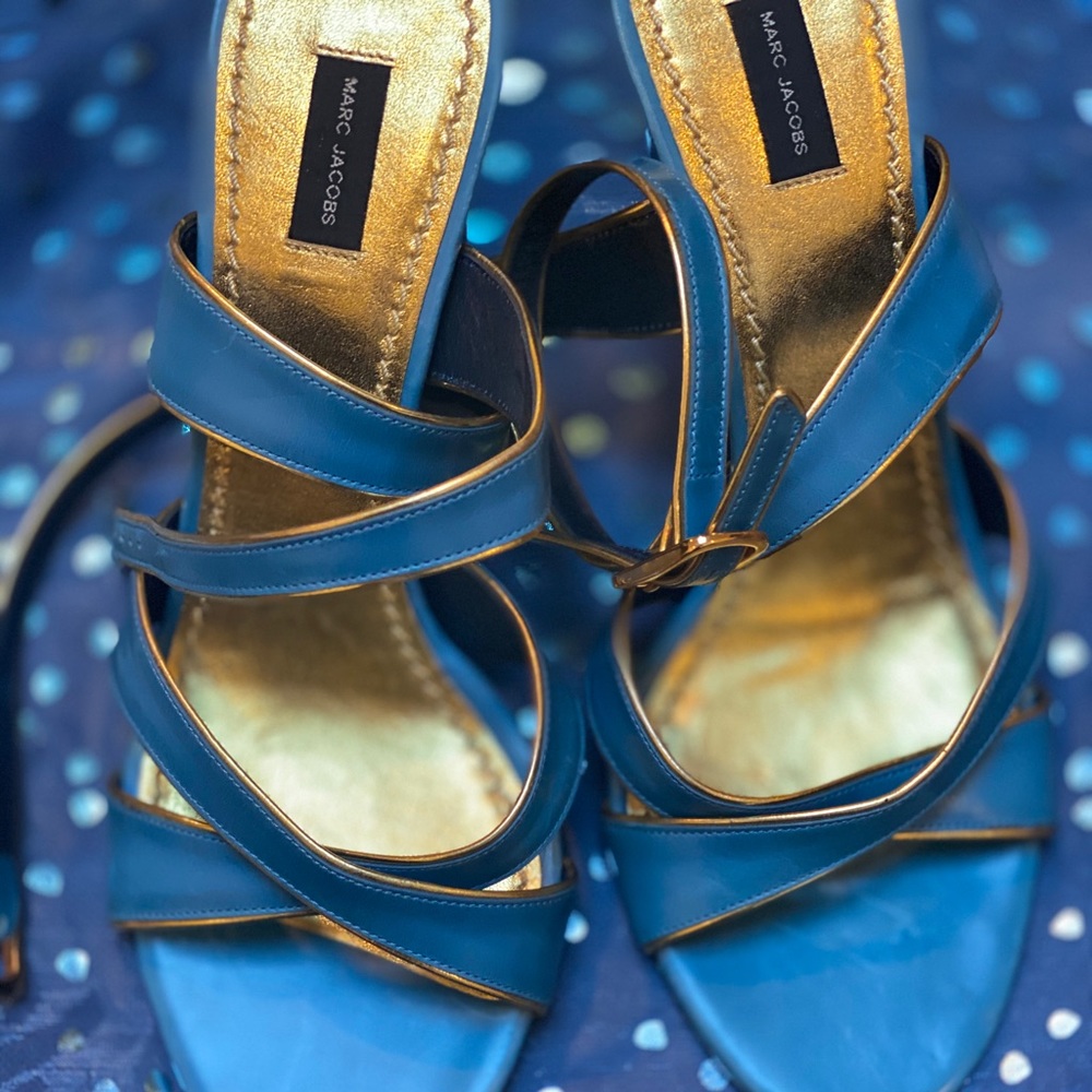 Authentic Marc Jacobs ankle strap heels